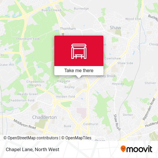 Chapel Lane map