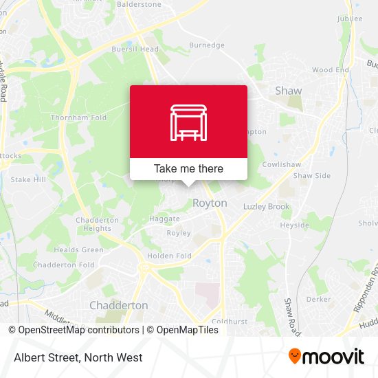 Albert Street map