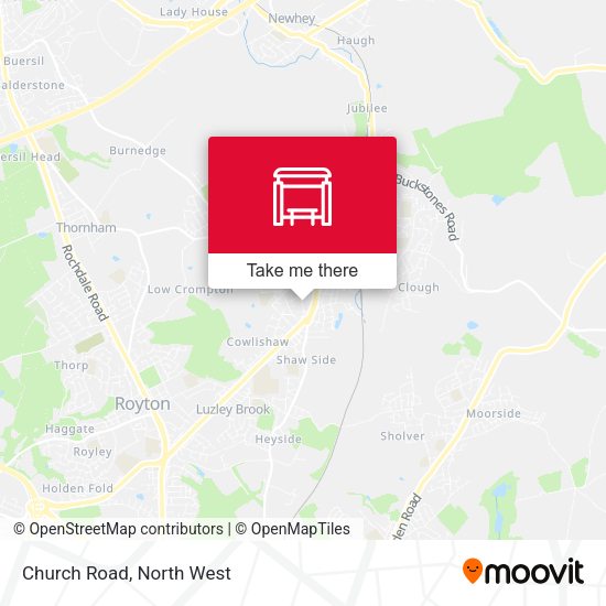Church Road map
