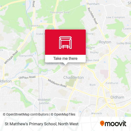 St Matthew's Primary School map