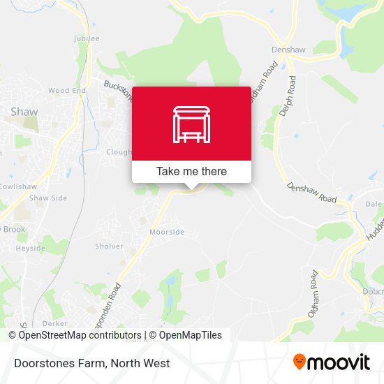 Doorstones Farm map