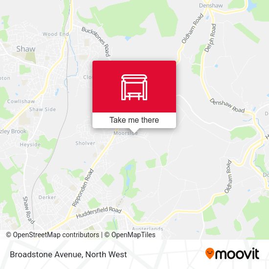Broadstone Avenue map