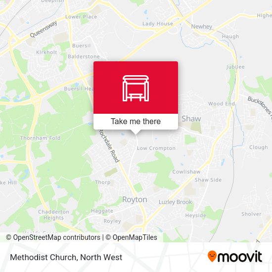 Methodist Church map