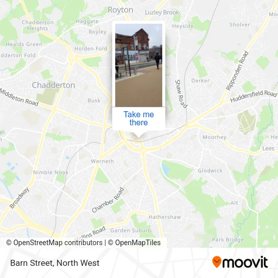 Barn Street map