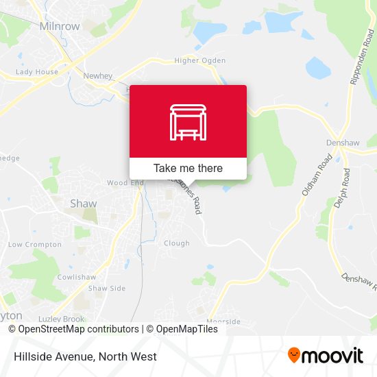 Hillside Avenue map