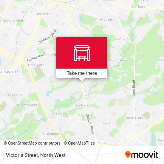 Victoria Street map