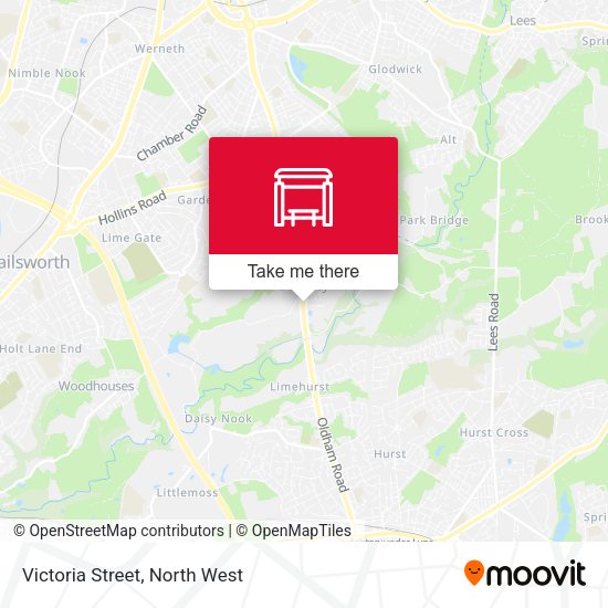 Victoria Street map