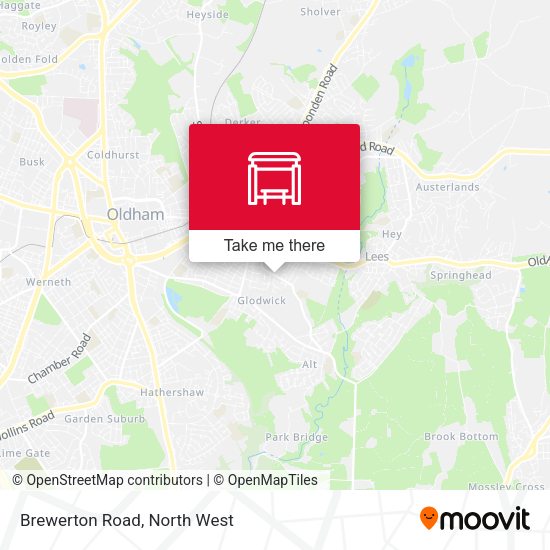 Brewerton Road map