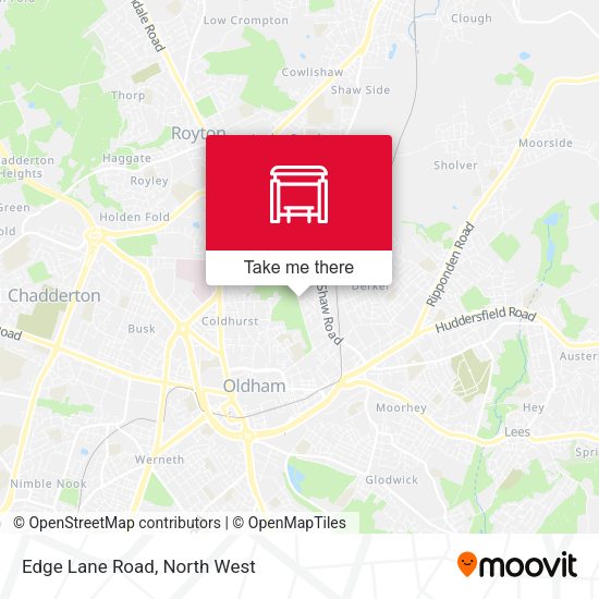 Edge Lane Road map