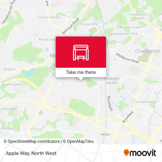 Apple Way map