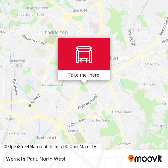 Werneth Park map
