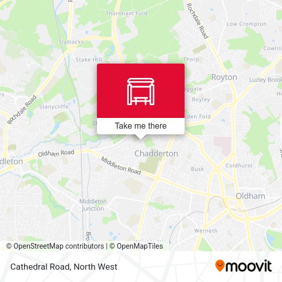 Cathedral Road map