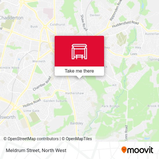 Meldrum Street map