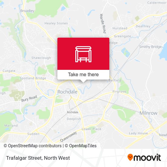 Trafalgar Street map