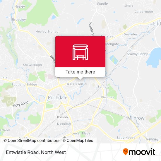 Entwistle Road map