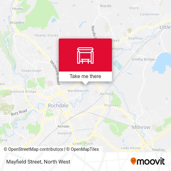 Mayfield Street map