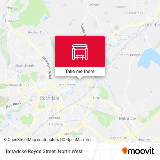 Beswicke Royds Street map
