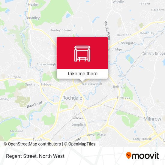 Regent Street map