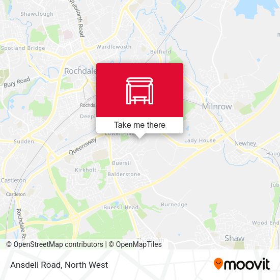 Ansdell Road map