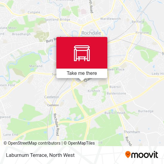 Laburnum Terrace map