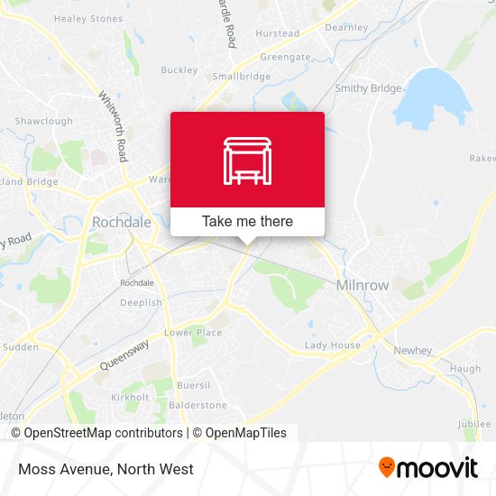 Moss Avenue map