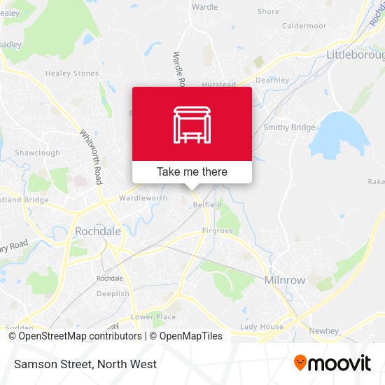 Samson Street map
