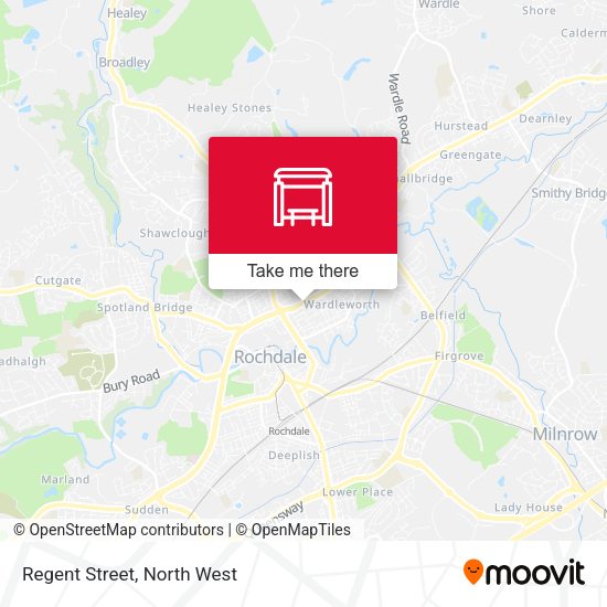Regent Street map