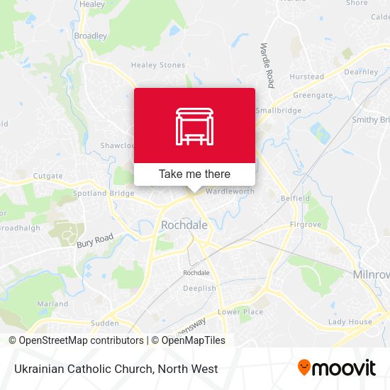Ukrainian Catholic Church map
