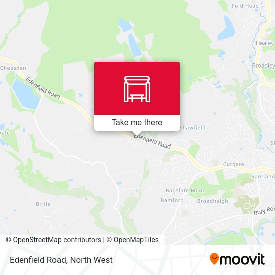 Edenfield Road map