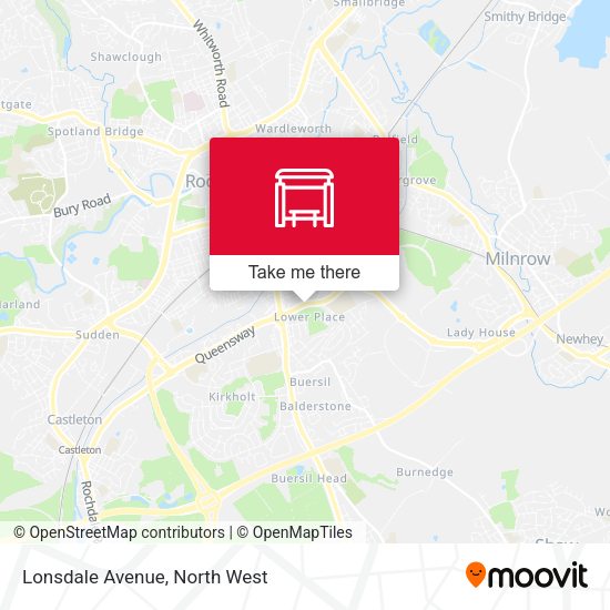 Lonsdale Avenue map