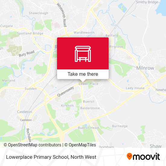 Lowerplace Primary School map