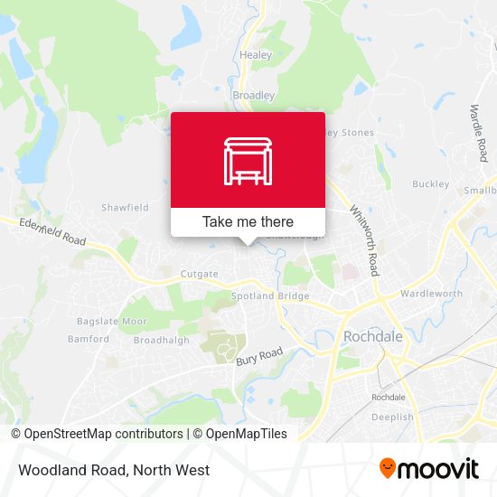 Woodland Road map