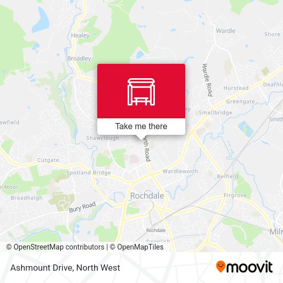 Ashmount Drive map
