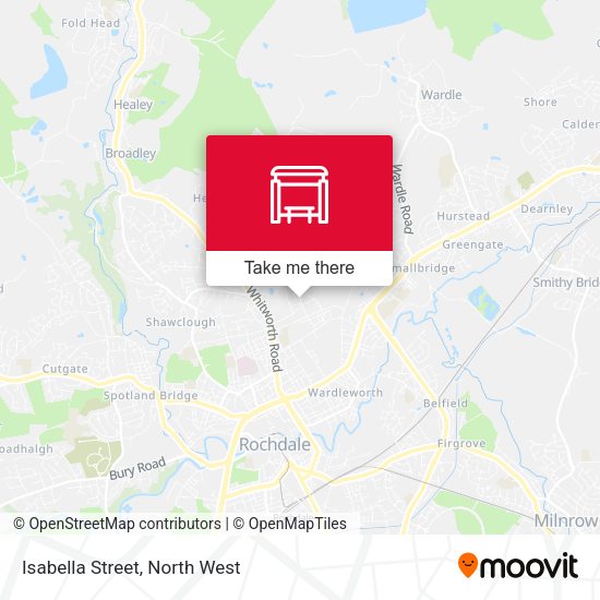 Isabella Street map