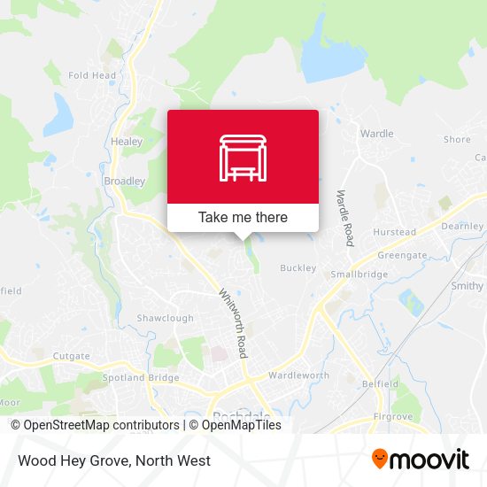 Wood Hey Grove map