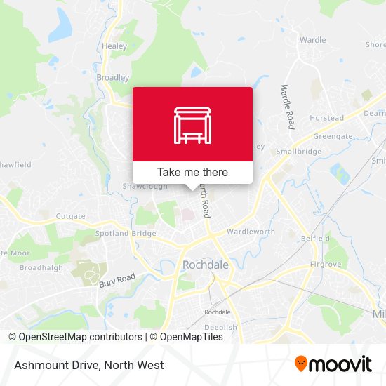 Ashmount Drive map