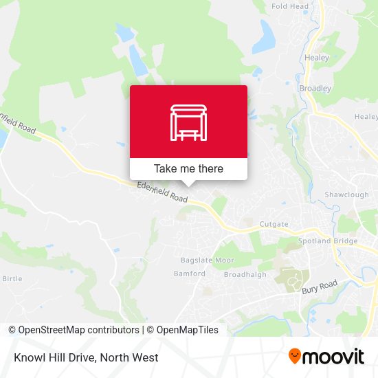 Knowl Hill Drive map