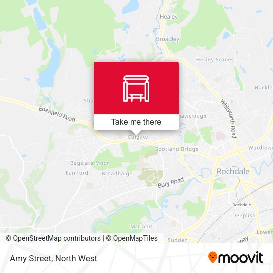 Amy Street map
