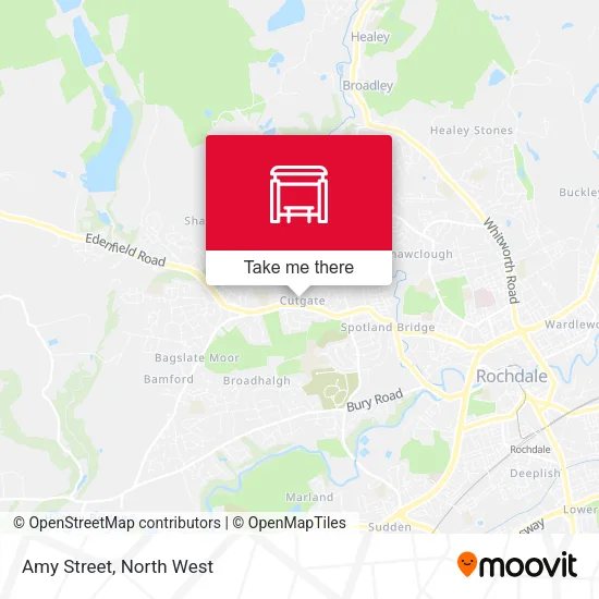 Amy Street map