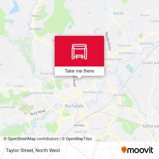 Taylor Street map