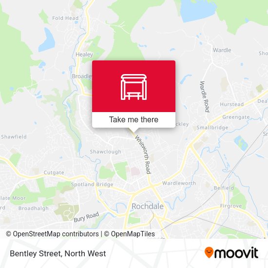 Bentley Street map