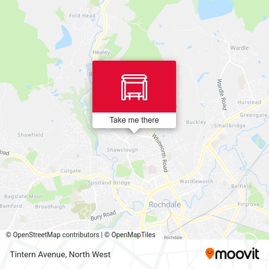 Tintern Avenue map