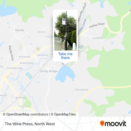 The Wine Press map