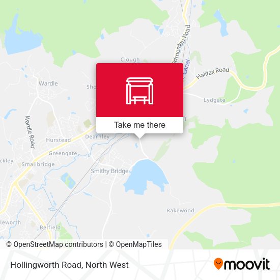 Hollingworth Road map