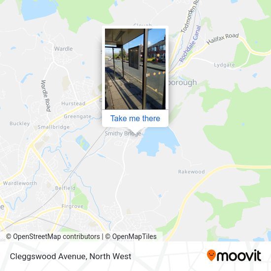 Cleggswood Avenue map