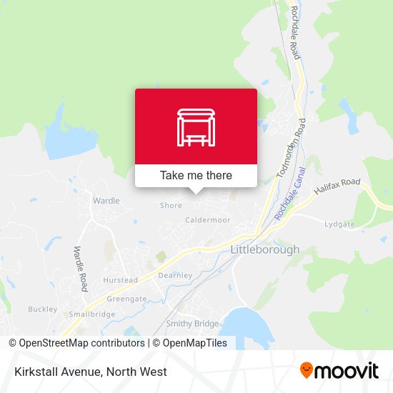 Kirkstall Avenue map