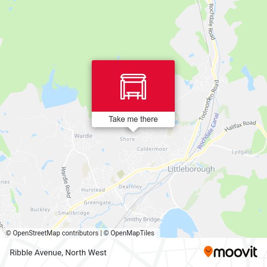 Ribble Avenue map