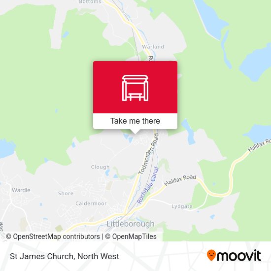 St James Church map