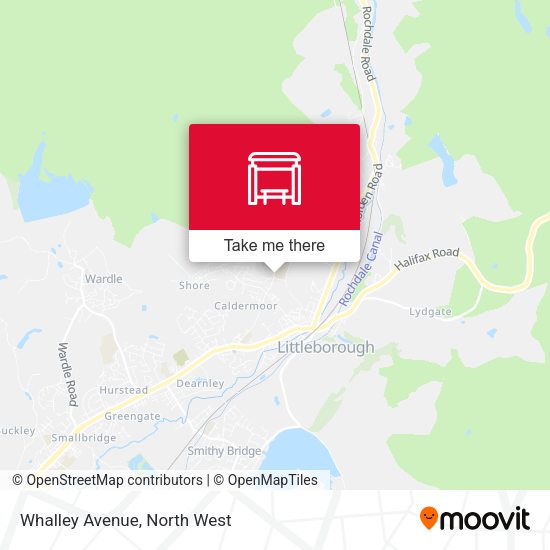 Whalley Avenue map