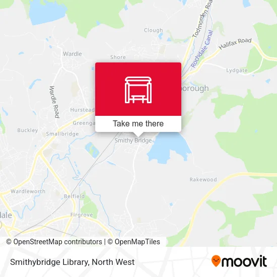 Smithybridge Library map